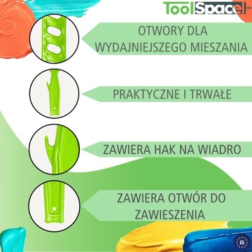 МЕШАЛКА ДЛЯ СМЕШИВАНИЯ КРАСОК, ПЛАСТИК, 275мм