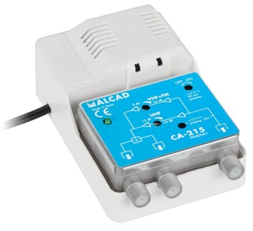 wzm. wielozakresowy ALCAD CA-215 12-230V VHF UHF