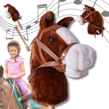 KOŃ NA PATYKU HOBBY HORSE KOŃ NA KIJU KONIK NA PATYKU WYDAJE DŹWIĘK PREZENT
