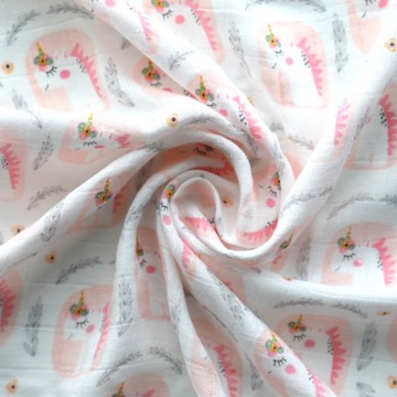 Pielucha Bambusowa Otulacz Kocyk Bambusowy 120x120