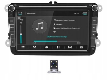 RADIO 2 DIN ANDROID VW GOLF PASSAT SKODA SEAT+KAM