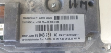 CITROEN DS5 2011-2015 OBRAZOVKA DISPLEJ LCD AUTORÁDIO NAVIGACE 9804376180