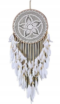 ŁAPACZ SNÓW Makrama dekoracja boho na ścianę 120cm