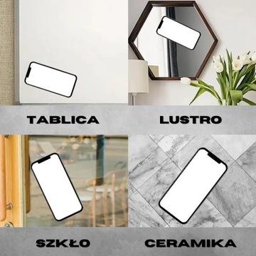 SILIKONOWA NAKLEJKA PRZYSSAWKA PLECKI NA TELEFON SZYBY LUSTRA UCHWYT