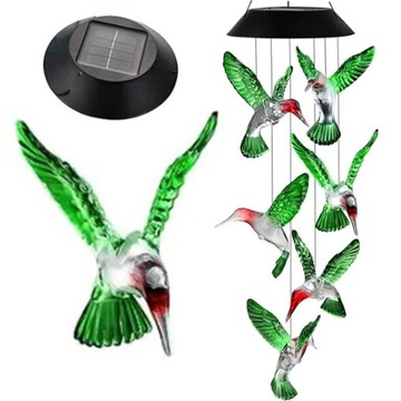 LAMPA SOLARNA OGRODOWA KOLIBRY OZDOBNA DEKORACJE