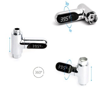 Термометр для душа, светодиодный измеритель температуры воды