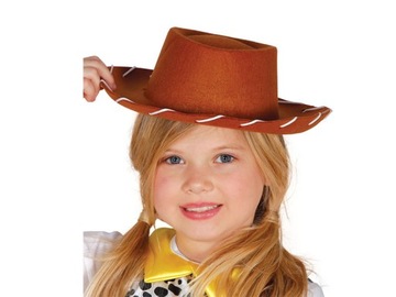 КОРИЧНЕВАЯ ФЕРТОВАЯ КОВБОЙСКАЯ ШЛЯПА