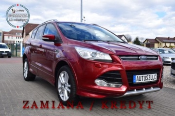 Ford Kuga II SUV 2.0 TDCi 180KM 2015 Ford Kuga 2.0 TDCI , 180 PS, 4x4, Czerwony- metalik, AUTOMAT, Bogata wersja
