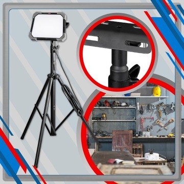 ШТАТИВ ДЛЯ РАБОЧИХ ЛАМП ПОДСТАВКА ДЛЯ ОТРАЖАТЕЛЕЙ ВЫСОТА 3М