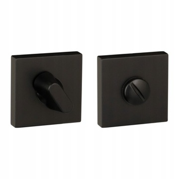 Ручка TENORIO черная LOFT + розетка для унитаза FREE с опорой