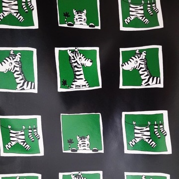 Papier świąteczny do pakowania zebra 57cmx20m 20m2
