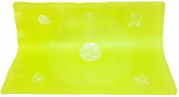 STOLNICA SILIKONOWA DUŻA MATA SKŁADANA ANTYPOŚLIZGOWA DO CIASTA 60 X 40 CM