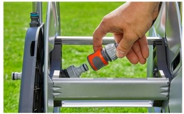 Gardena CleverRoll L Легкая тележка для шланга, металлическая, морозостойкая, устойчивая