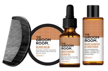 Подарочный набор для комнаты жениха, Великобритания, профессиональная косметика для ухода за бородой