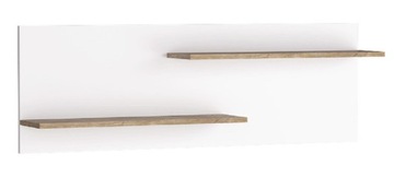 Półka wisząca dwupoziomowa ścienna 120 cm LIZBONA