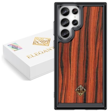 Pouzdro Pro Samsung S23 Ultra Kryt Luxusní Přírodní Dřevo Originální