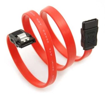 Kabel danych SATA 45 cm z zaciskami