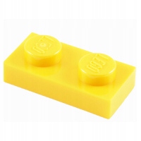 Lego Płytka Żółta 1x2 3023 302324 1szt Uży