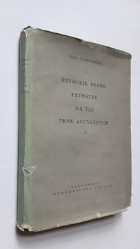 RZYMSKIE PRAWO PRYWATNE NA TLE PRAW ANTYCZNYCH - Taubenschlag