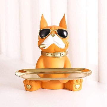 Figurki statuy Taca do przechowywania kluczy Zielona taca na ręce