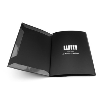 Czarny arkusz nuty Folder formatu A4 Uchwyt do