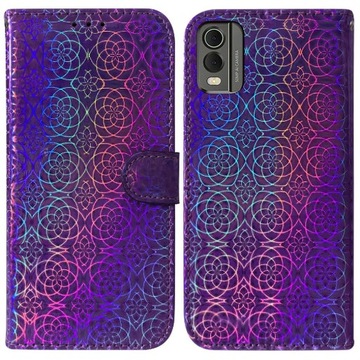Etui Dla Nokia C32 Gniazdo Kart Brokat Koloro