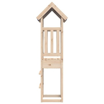 vidaXL Игровая площадка Tower 52,5x46,5x208 см Массив сосны