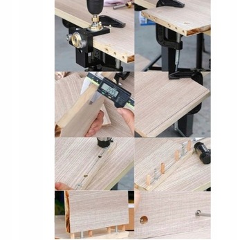 Шаблон 3в1 для сверления эксцентриков дюбелей