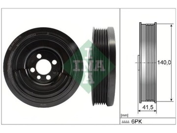 KOLO ŘEMENICE KLIKOVÉ HŘÍDELE SKODA FABIA I MK1 1.4 II MK2 ROOMSTER