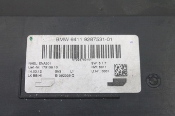 9287531 JINÉ MODUL 120 D 135 2012 BMW 1 (F20)