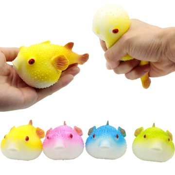 RYBA ROZDYMKA GNIOTEK RYBKA ZABAWKA ANTYSTRESOWA