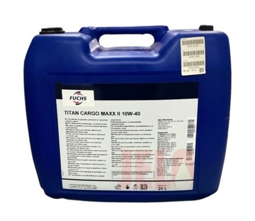 OLEJ FUCHS TITAN CARGO MAXX II 10W-40 20L