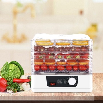 МОЩНАЯ СУШИЛКА для ГРИБНЫХ ФРУКТОВ, без бисфенола-А, циркуляция на 360°.