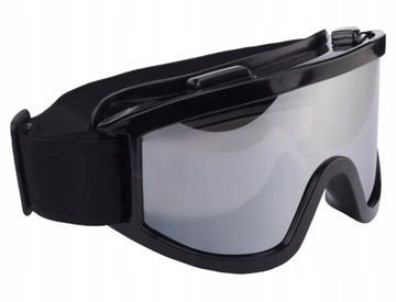 GOGLE NARCIARSKIE MĘSKIE OKULARY NA NARTY SNOWBOARD FILTR UV + KOMIN GRATIS