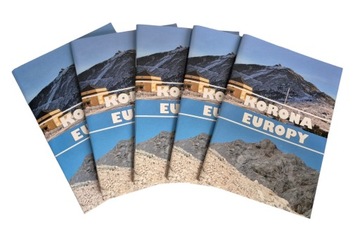 ZESTAW 5 SZTUK Książeczka odznaki Korona Europy na pieczątki góry PREZENT