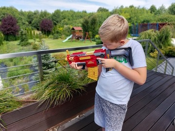 ПИСТОЛЕТ HERO RIFLE, ПЕНОВЫЕ ПАТРОНЫ, ПУСКОВАЯ ПУЧКА