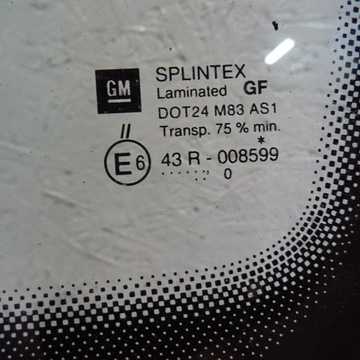 OPEL SIGNUM SKLO (OKNO) PŘEDNÍ