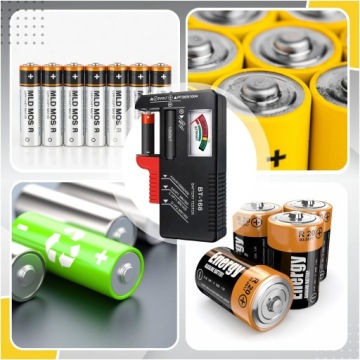 ПЕРЕЗАРЯЖАЕМЫЙ ТЕСТЕР БАТАРЕИ LCD ВОЛЬТМЕТР AA AAA C D 9V