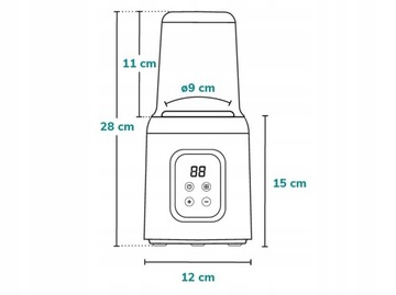 Подогреватель бутылочек для молока 5-в-1 - СТЕРИЛИЗАТОР Lionelo Thermup