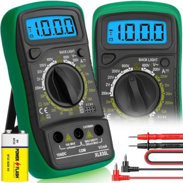 PROFESJONALNY MIERNIK CYFROWY MULTIMETR PRĄDU NAPIĘCIA UNIWERSALNY TESTER