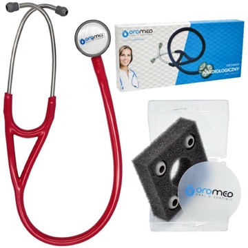STETOSKOP KARDIOLOGICZNY DWUSTRONNY ORO-SF501 RED