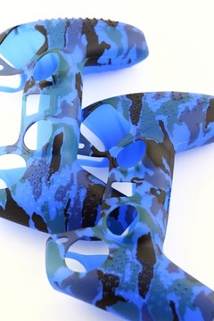 СИЛИКОНОВАЯ КРЫШКА CASE COVER Pad PS5 Moro Blue