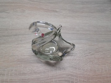 Стеклянная фигурка Лебедь