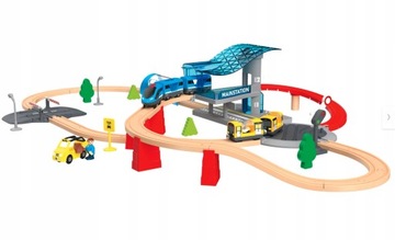 EKSPRES MIEJSKI KOLEJKA DREWNIANA PLAYTIVE 52 EL
