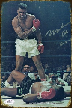 Tablica Ozdobna Blacha Muhammad Ali Boxer