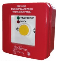 Przycisk Przeciwpożarowy wyłącznik prądu PPWP IP65