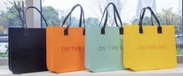 duża TORBA shopper damska torebka miejska lekka zakupowa na zakupy modna
