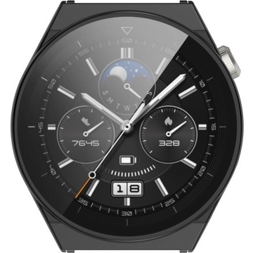 КОРПУС + ЗАКАЛЕННОЕ ЗАЩИТНОЕ СТЕКЛО 2в1 ДЛЯ HUAWEI WATCH GT 3 PRO 46MM