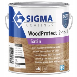 Lakierobejca Sigma WoodProtect 2in1 Satin 0701 1L
