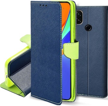 Etui magnes Fancy Portfel SZKŁO do XIAOMI REDMI 9C